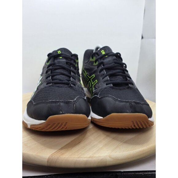 Asics GEL-ROCKET 11 1071A091 Sneakers Mens US 11 Black Green Indoor Sports Shoes - Picture 2 of 10